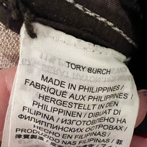 Authentic Tory Burch Phoebe pants in light khaki color. - Picture 10 of 16